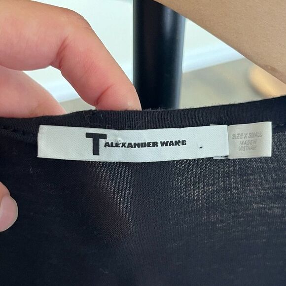 T Alexander Wang Women Size XS Black Mini Tank Tunic Dress Minimalist Casual - Picture 14 of 14
